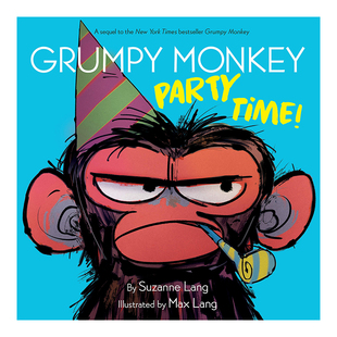 【现货】Grumpy Monkey Party Time!暴躁的猴子派对时间到了!英文原版儿童绘本