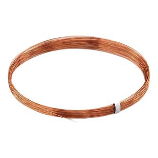 紫铜丝T2退火铜丝线0.2mm镀黄铜软线铜丝纯铜导电裸铜线5mm紫铜线