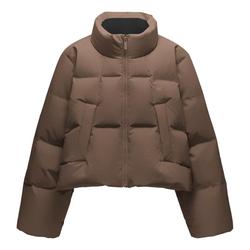 蕉内氢气502Cloud短款面包羽绒女