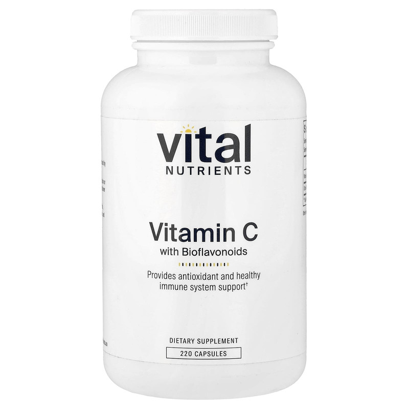 VitalNutrients含生物类黄酮的维生素C大容量零添加糖VC强抵御帮