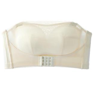 前扣抹胸无肩带内衣女防滑聚拢薄款大胸显小裹胸防走光内搭文胸罩