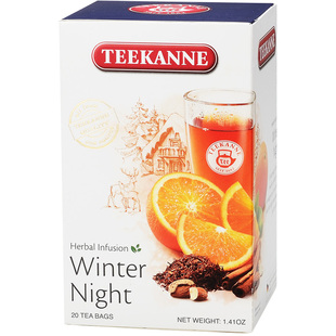 Teekanne冬日夜圣诞热红酒茶德国路易波士肉桂袋泡茶叶包养生花茶