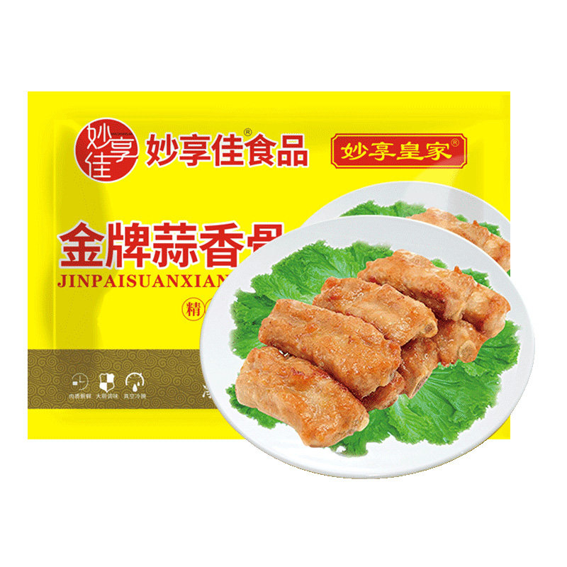 妙享佳金牌蒜香骨500g冷冻半成品