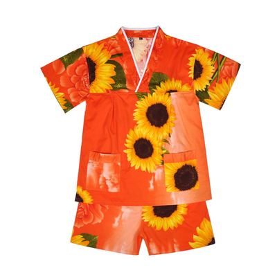 汗蒸服纯棉高档亲子情侣装可爱