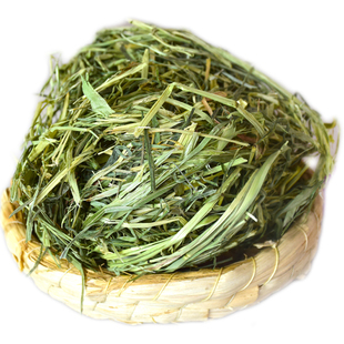 新晒干绿燕麦草国产兔子干草兔粮荷兰猪龙猫饲料牧草磨牙甘肃500g