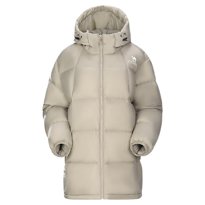 骆驼男装羽绒服新款黑色男女款防水面包服外套户外气凝胶加厚冬季