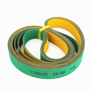 尼龙片基带高速平皮带黄绿纺织龙带锭带糊盒机木工机械皮带传动带