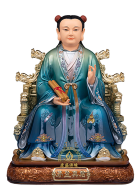 三茅真君佛像树脂中式客厅摆件