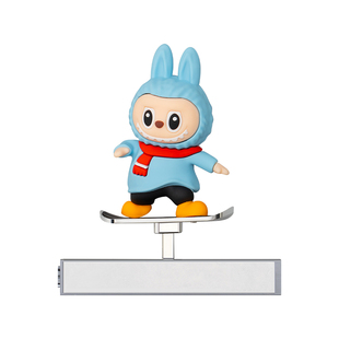 汽车创意可爱车内滑动拉布布摆件车载卡通中控台屏幕仪表台装饰品