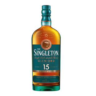苏格登15年单一麦芽威士忌700ml进口洋酒行货格兰欧德Singleton