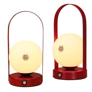 结婚礼长明灯一对女方陪嫁用品卧室床头灯喜灯台灯送新人新婚礼物