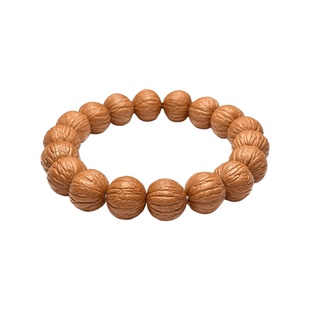 聚宝盆猴头核桃手串凤羽土豪南瓜全品精卡原皮盘玩手链男女文玩串