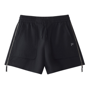 FILA FUSION斐乐潮牌梭织短裤女2026秋季新款时尚休闲裤宽松裤子