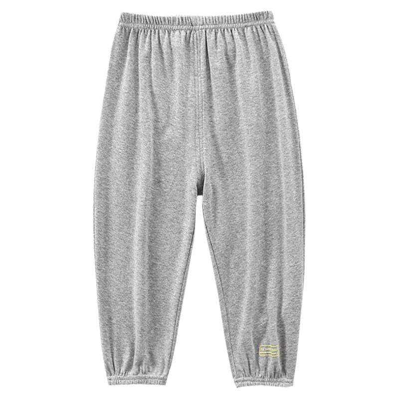 儿童薄款防蚊裤男童纯棉居家裤打底裤宝宝束脚睡裤四季内穿长裤子
