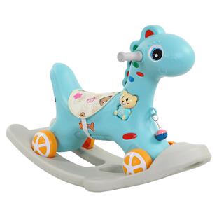 适合一岁宝宝的多功能车儿童摇马木马溜溜滑滑车周岁礼二合一摇椅