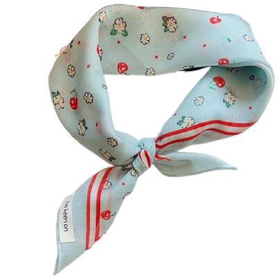 很特别的薄荷绿时尚丝巾小方巾