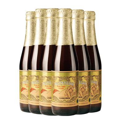比利时啤酒林德曼果啤250ml6进口