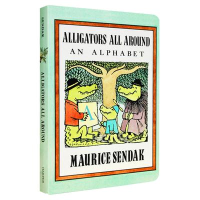 小鳄鱼学字母 Alligators All Around Maurice Sendak儿童绘本