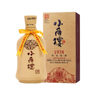 小角楼1978固态纯粮瓦罐酒52度500ml单瓶装浓香型纯粮四川口粮酒