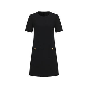 Moschino/莫斯奇诺  女士圆领短袖连衣裙