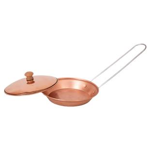 蛋烘糕小铜锅送教程成都小吃纯小圆铜锅套装家用商用专用铜锅