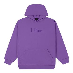 Dime Classic Embroidered Hoodie 刺绣Logo宽松加绒连帽衫卫衣潮