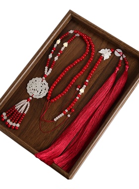 古风明制璎珞流苏马面裙项链