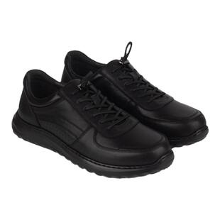 和诚行 秋冬款时尚百搭休闲皮鞋免系带舒适真皮男鞋1690042