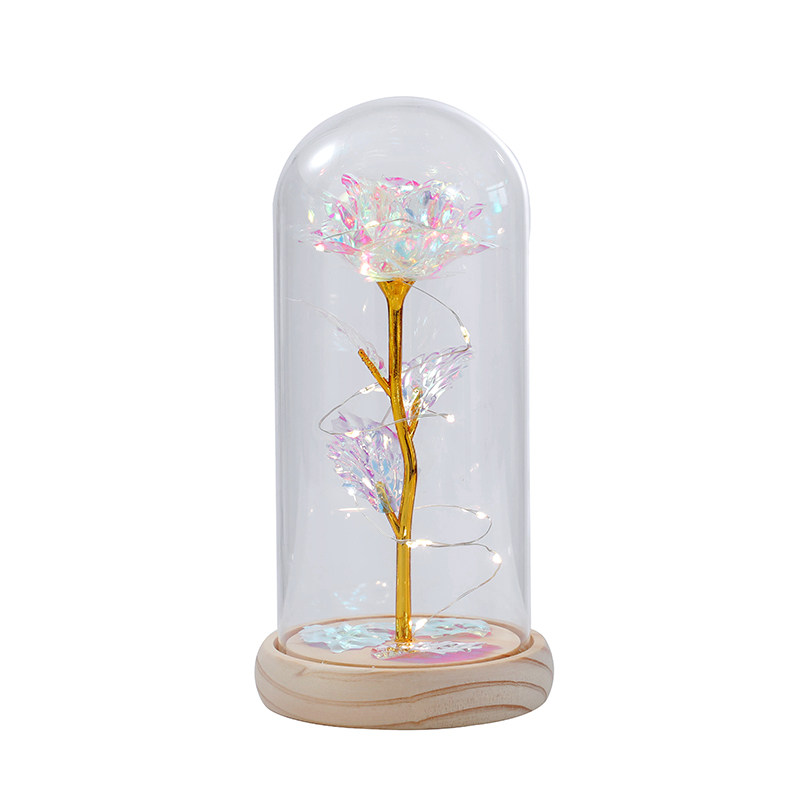 玫瑰花束摆件送妈妈生日礼物