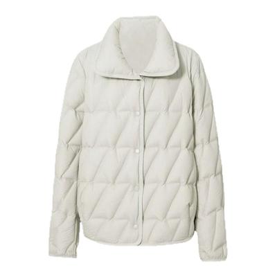 【现货】NOTHING WRITTEN浅米色轻薄羽绒服时尚百搭短款羽绒外套