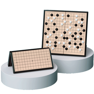 磁性五子棋围棋子儿童初学套装小学生带磁性棋盘成人版大号磁吸式