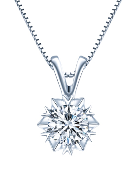 周丽莱项链50分莫桑钻送老婆