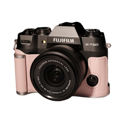 富士xt5手柄粉色保护套