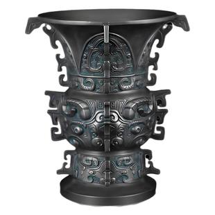 国宝何尊 高端青铜器仿古摆件 书房客厅镇宅之宝 商务收藏礼品