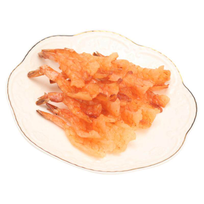 烘焙凤尾虾干低脂耐嚼儿童孕妇零食烤开背虾仁干即食海鲜干货零食