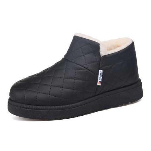 新款冬季老北京布鞋女鞋雪地靴加绒加厚舒适保暖休闲防滑女棉靴