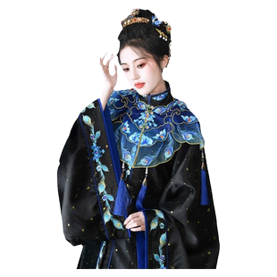 【如梦霓裳丨拾翠】明制汉服女长袄马面裙国风披肩妆花孔雀织金夏