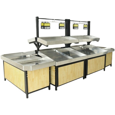 生鲜店货架多层水果架超市便利店