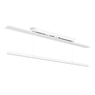 奥克斯隐形电动晒晾衣架机隐藏嵌入式阳台灯家用落地升降智能自动