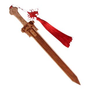 桃木剑婴儿原色桃木小挂件七星剑纯木宝剑儿童桃核剑迷你玩具装饰