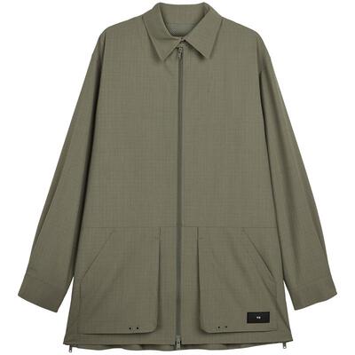 Y3山本耀司春季情侣拉链衬衫