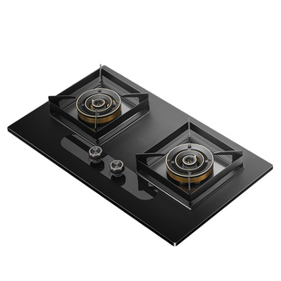 创上品燃气灶家用双灶煤气灶天然气煤气炉台式液化气猛火一级能效