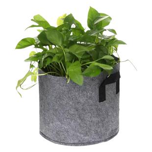 厂家麻灰无纺布加厚种植袋美植袋植物袋种花种菜育苗箱营养植物袋