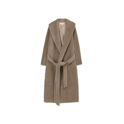 CONCISE-WHITE毛呢外套