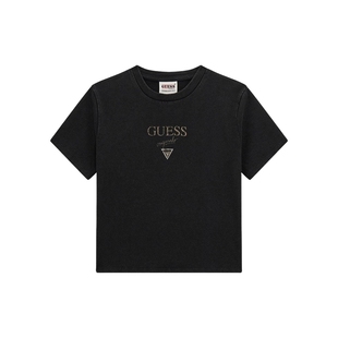 GUESSOriginals女士纯色logo短袖T恤-W4BI05J1314