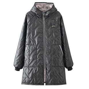 户外干活保暖冬季新款工作服加绒加厚防水罩衣男女款厨房家用外套