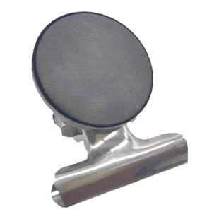 带磁性的夹子仓库货架物料卡磁铁夹子电镀不锈钢夹子长尾夹票据夹