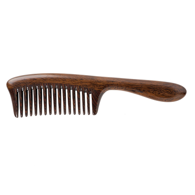 鲁匠黑檀木梳21厘米无静电养发梳