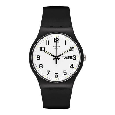 Swatch简约男女学生瑞士石英手表