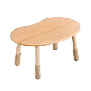 乐吉多实木儿童桌花生桌宝宝学习小桌子幼儿园桌椅套装实木手工桌
